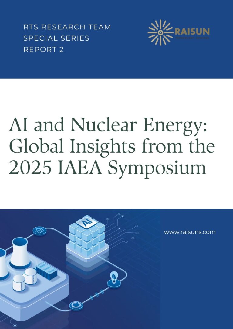 Cover of the RTS report AI and Nuclear Energy: Global Insights, Part 2